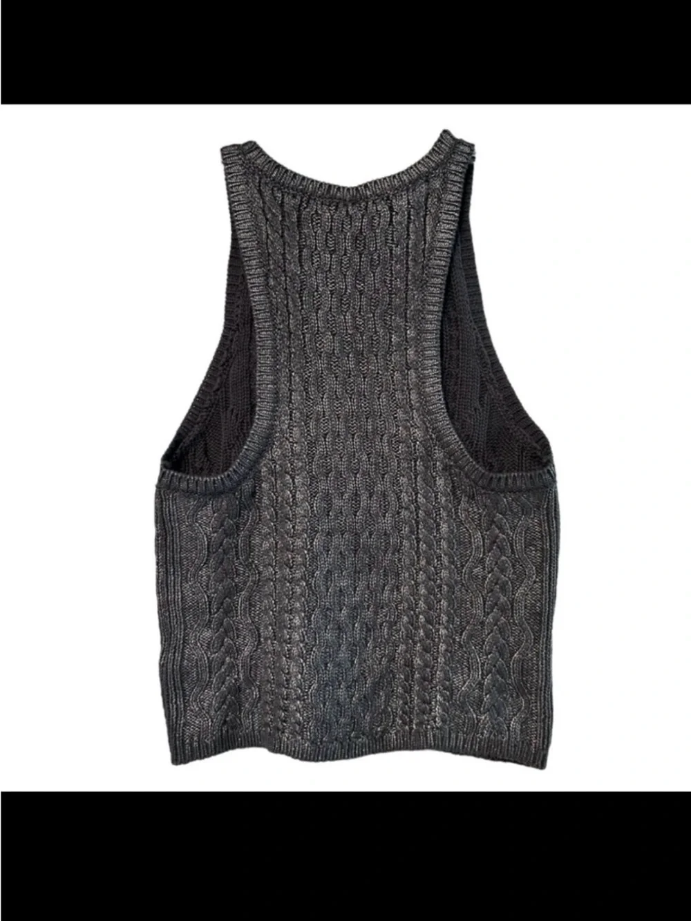 Free People NWT High Tide Cable Knit sweater tank